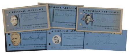 Lot #1183 Football Signatures - Image 1