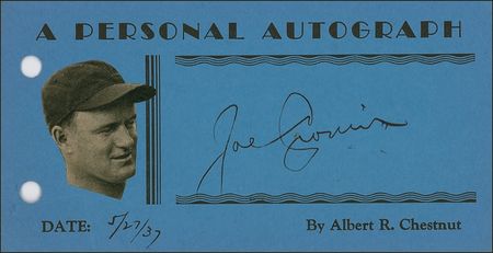 Lot #1123 Baseball Hall of Famers Signatures - Image 3