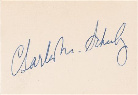 Lot #653 Charles Schulz: Interesting Charlie Brown calling card - Image 1