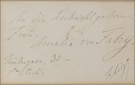 Lot #681 Franz Liszt Signature - Image 2