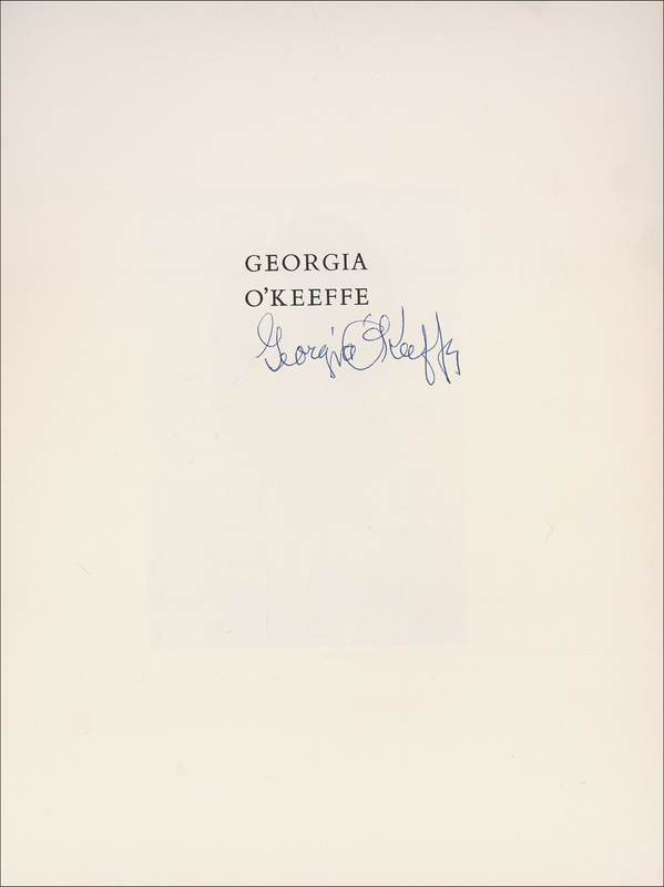 Lot 595 Georgia O’Keeffe Book