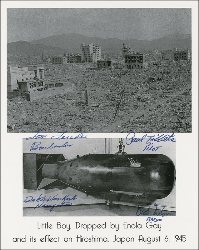 Lot 348 Enola Gay Signed Photograph