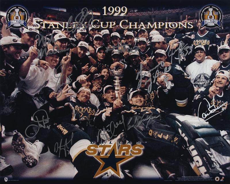 Lot 1180 Dallas Stars Signed Photograph