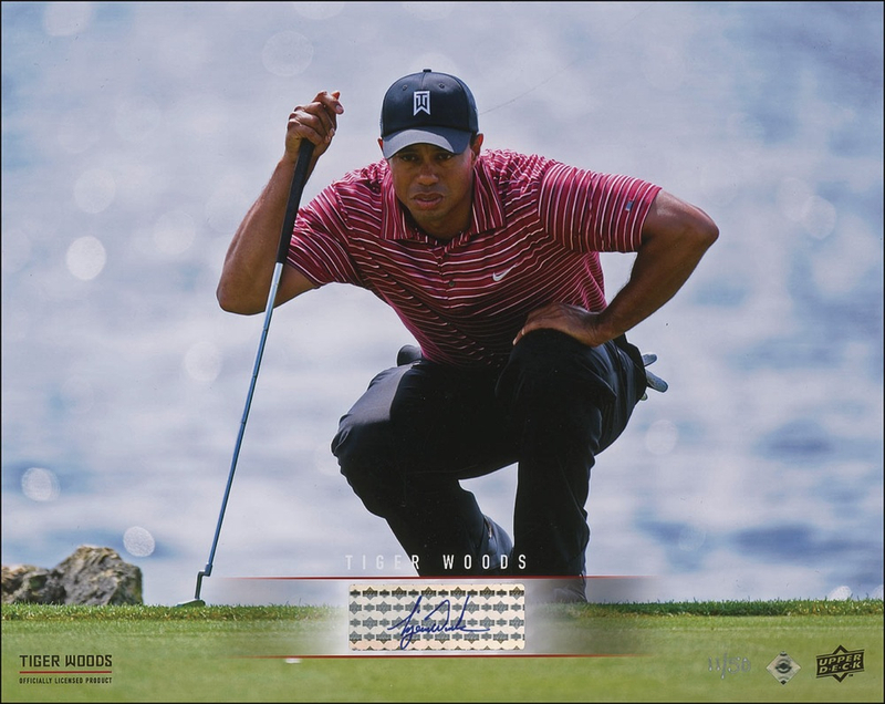 Lot 1328 Tiger Woods Signed Photograph