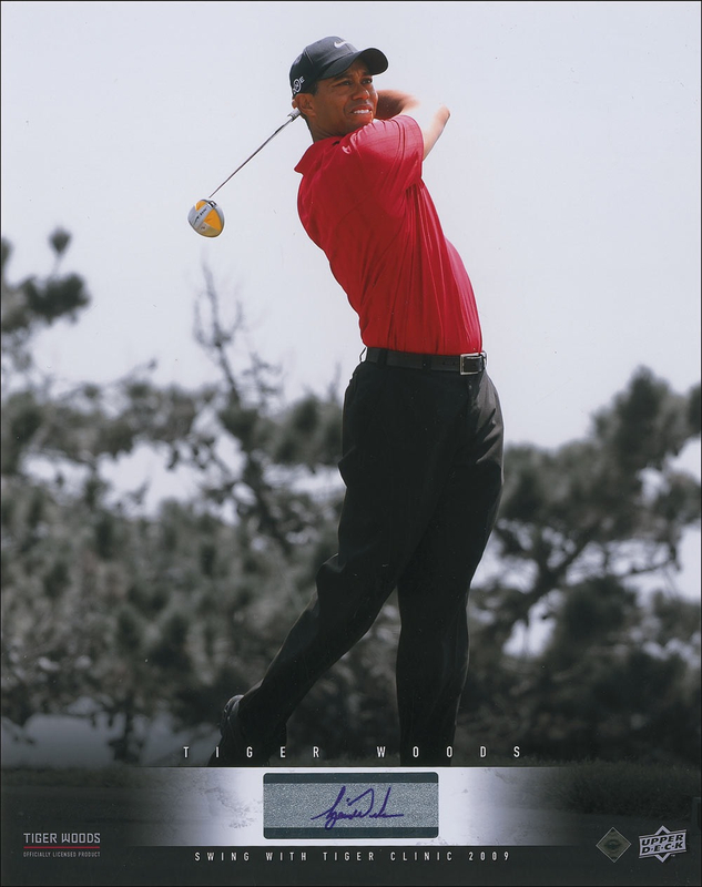 Lot 1327 Tiger Woods Signed Photograph