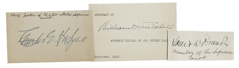 Lot 313 Supreme Court Signatures