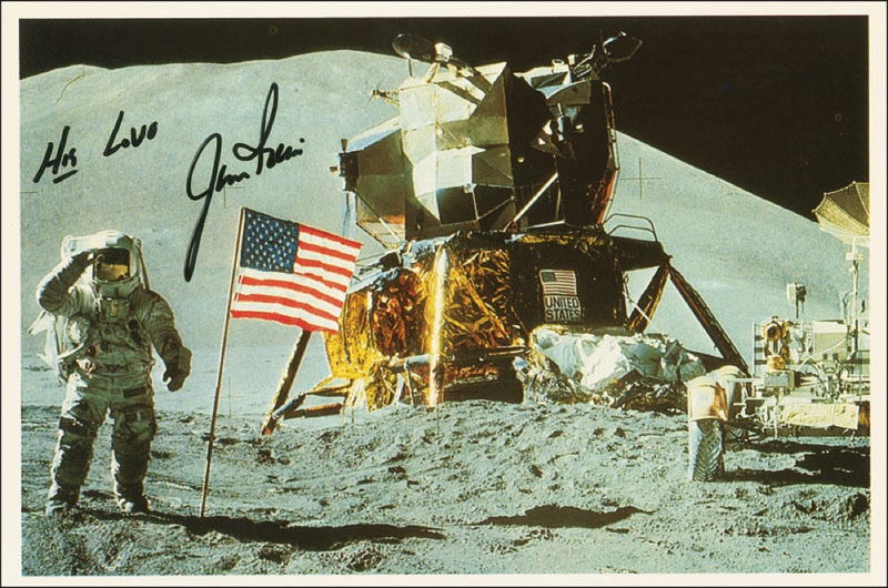 Lot 467 Jim Irwin Signed Photograph