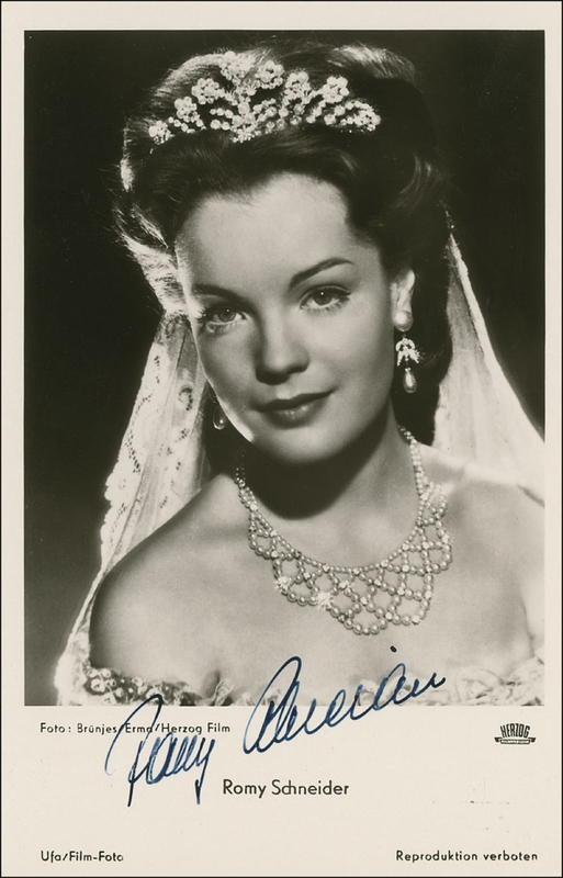 Lot 1087 Romy Schneider Signed Photograph