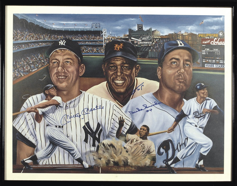 Lot 1253 Mantle, Mays, and Snider Print