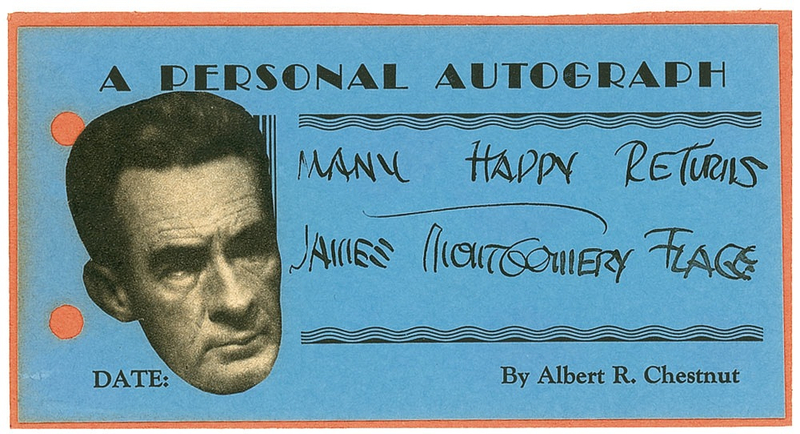 Lot 551 James Montgomery Flagg Signature