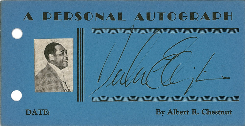 Lot 760 Duke Ellington