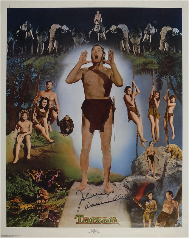 Lot 1126 Johnny Weissmuller Print