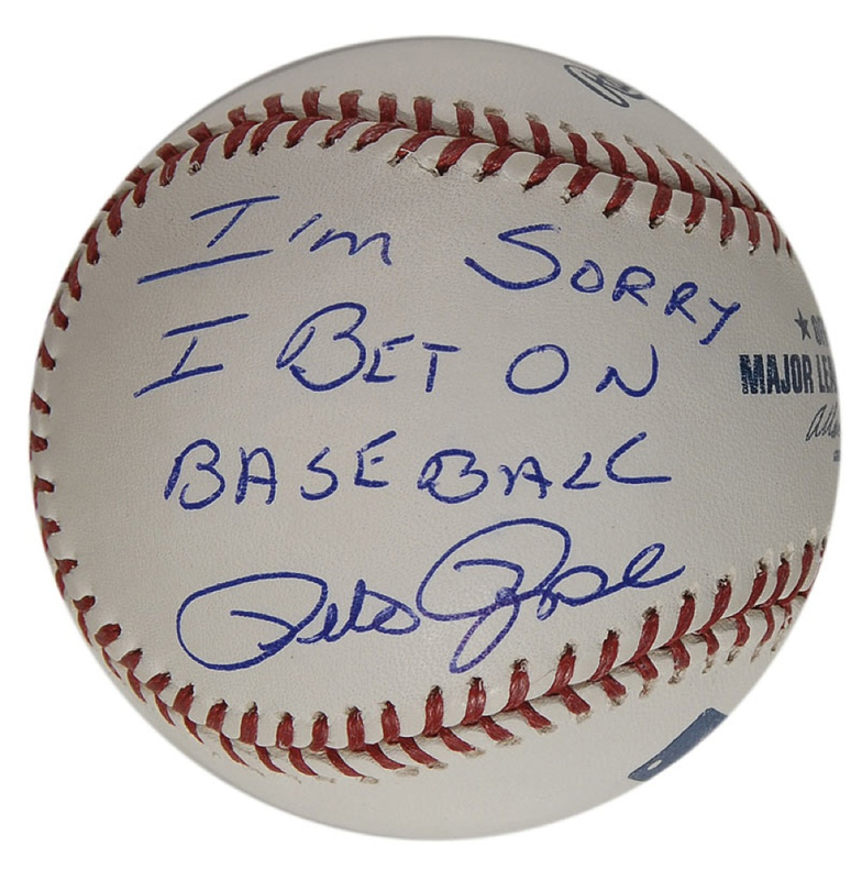Lot 1286 Pete Rose Baseball