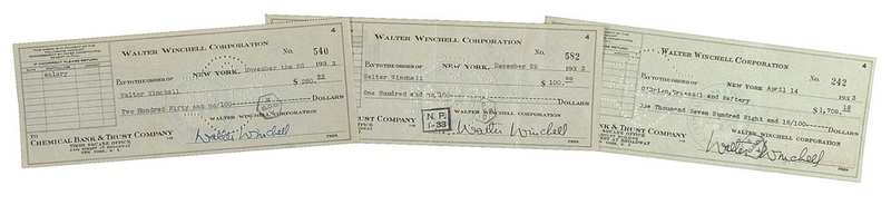Lot 333 Walter Winchell