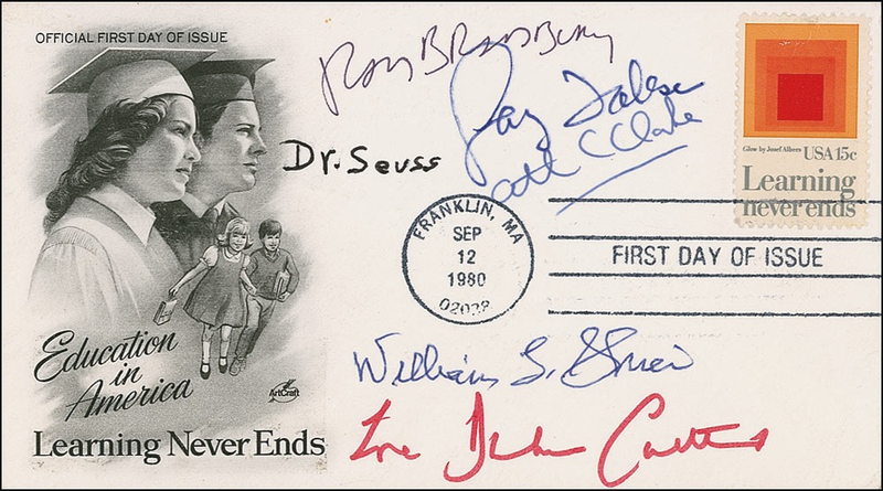 Lot 521 Authors First Day Cover