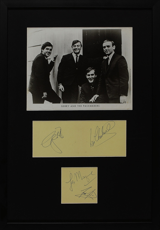 Lot 765 Gerry and the Pacemakers Signatures