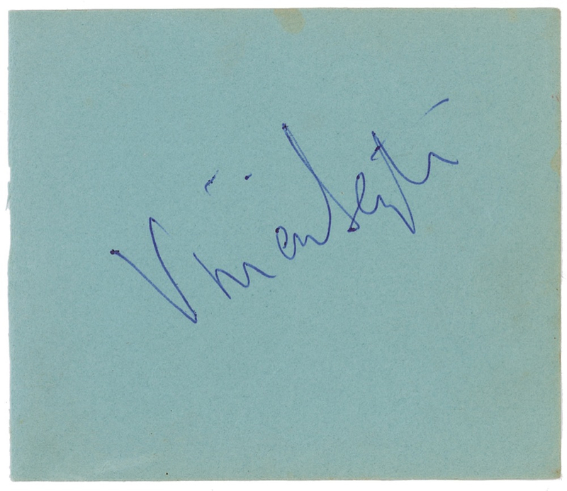 Lot 955 Gone with the Wind: Vivien Leigh Signature
