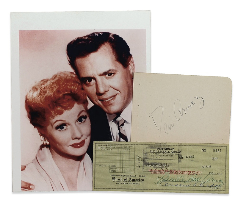 Lot 869 Lucille Ball and Desi Arnaz Group Lot