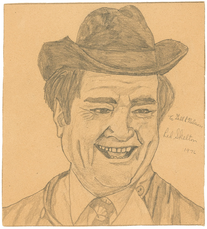 Lot 1094 Red Skelton Sketch