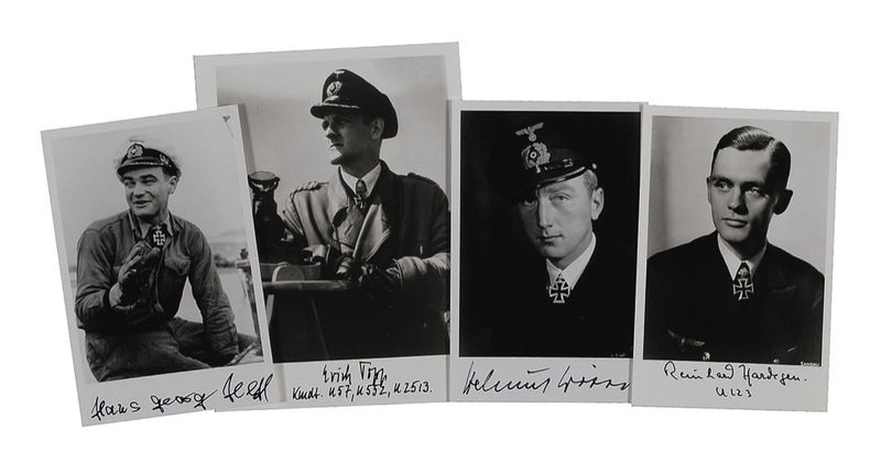 Lot 414 U-Boat Commanders Signed Photographs