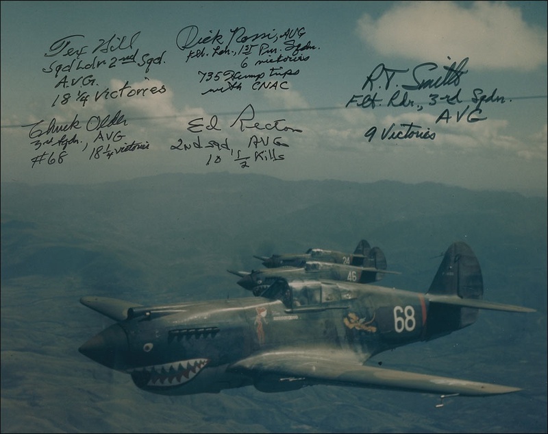 Lot 357 Flying Tigers Signed Photograph