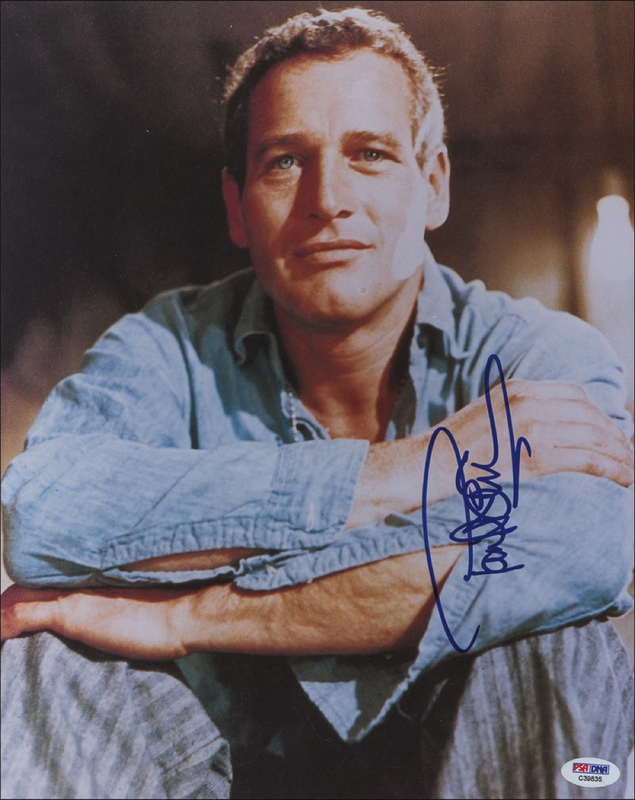 Lot 1055 Paul Newman Signed Photograph