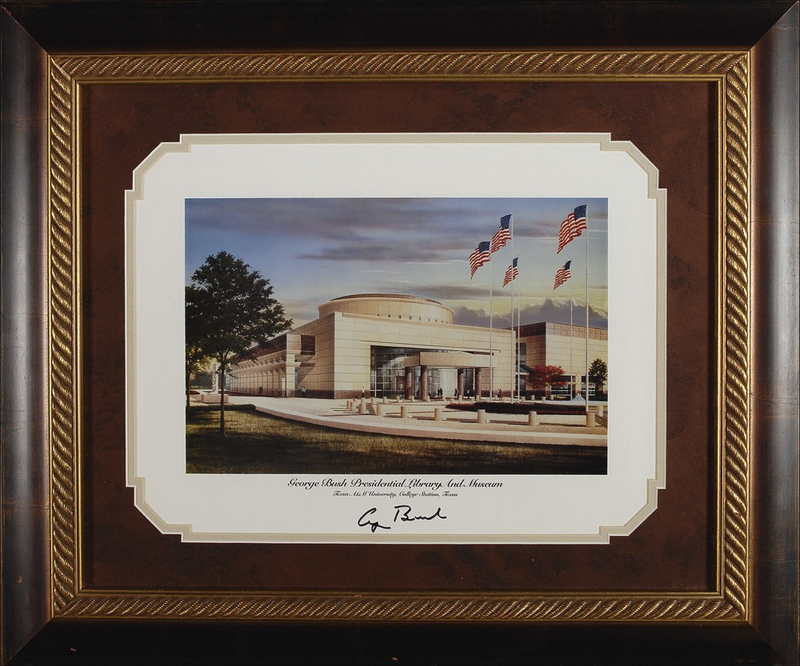 Lot 9 George Bush Print