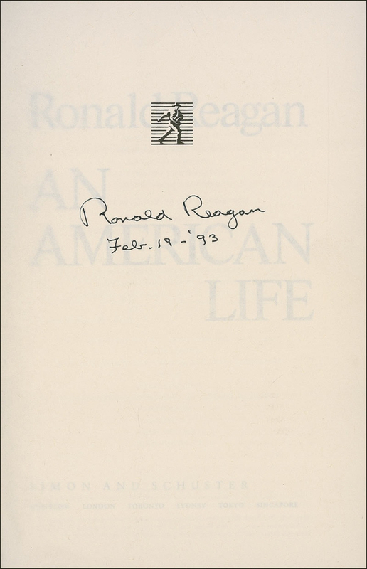 Lot 127 Ronald Reagan Book
