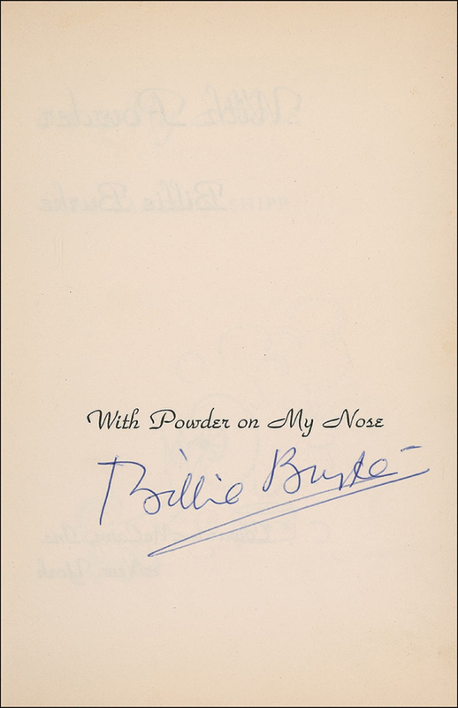Lot 892 Billie Burke