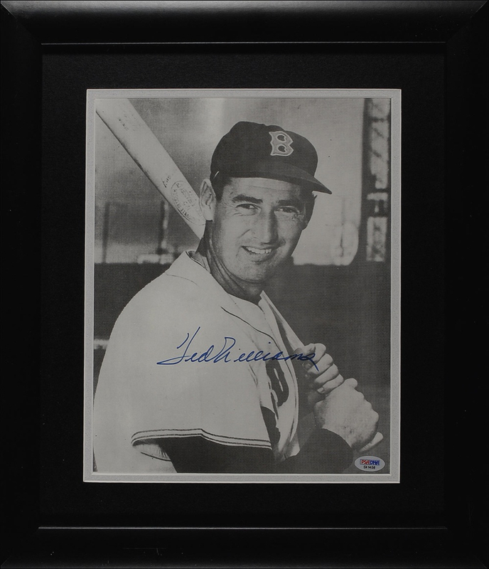 Lot 1319 Ted Williams Signed Photograph