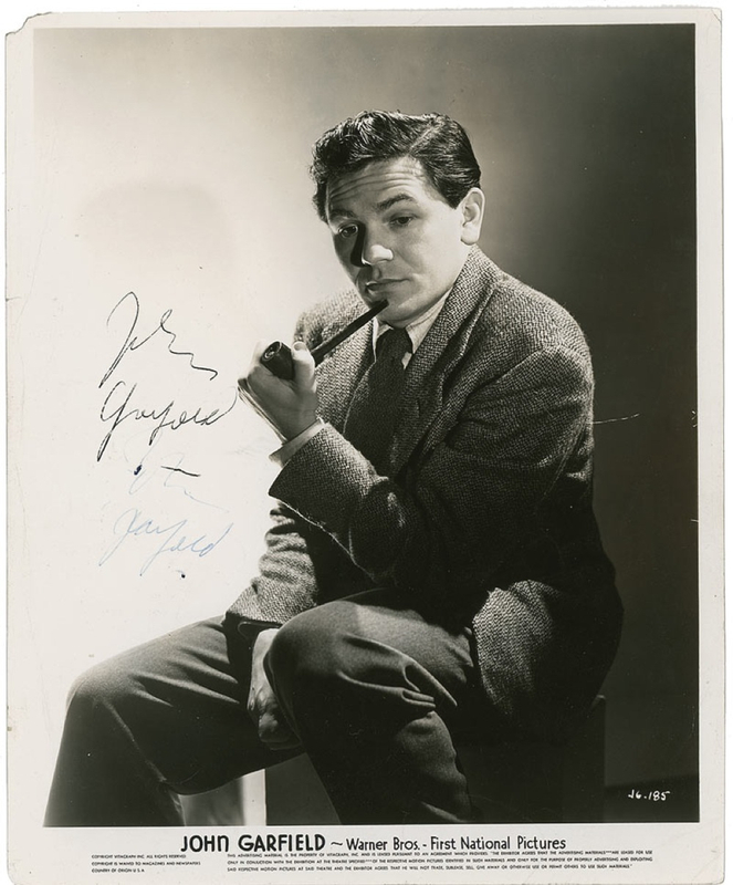 Lot 946 John Garfield Signed Photograph