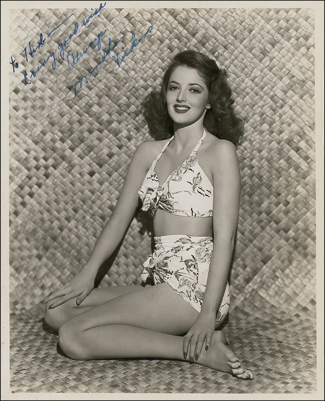Lot 1119 Martha Vickers Signed Photograph