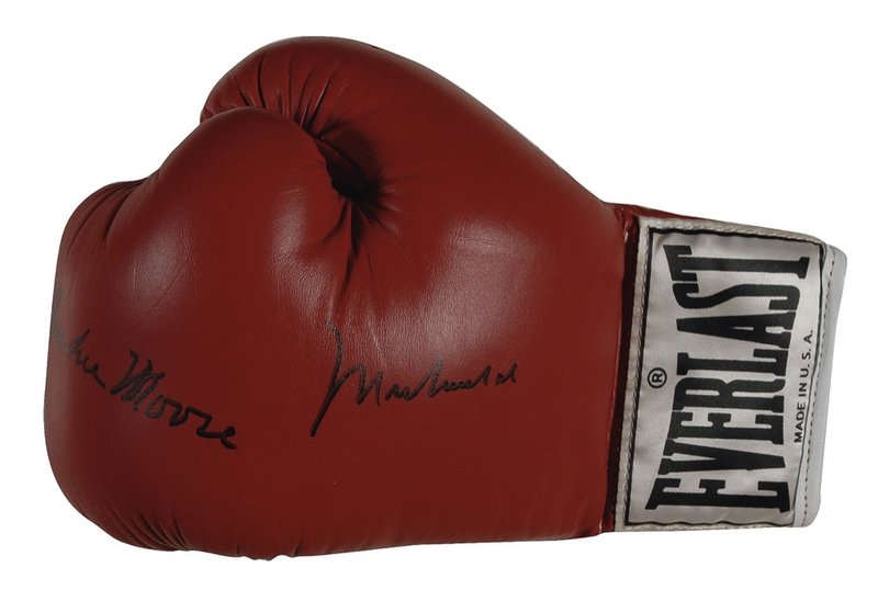 Lot 1141 Muhammad Ali and Archie Moore: Two champions sign together