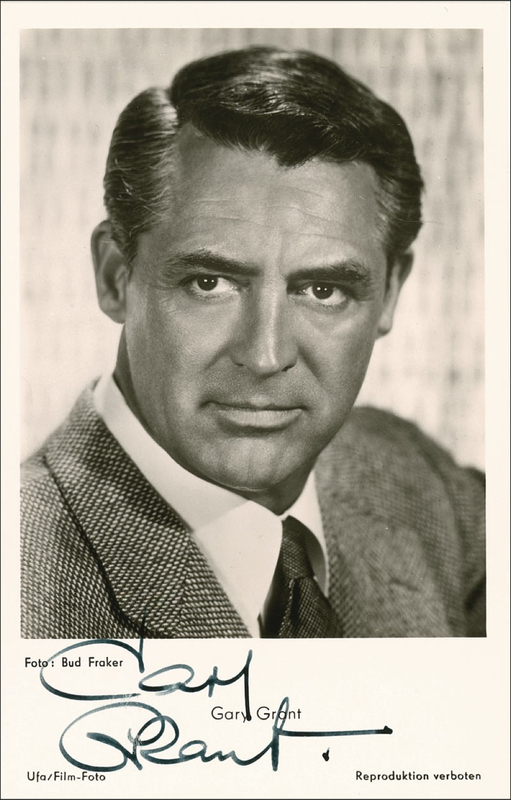 Lot 962 Cary Grant Signed Photograph