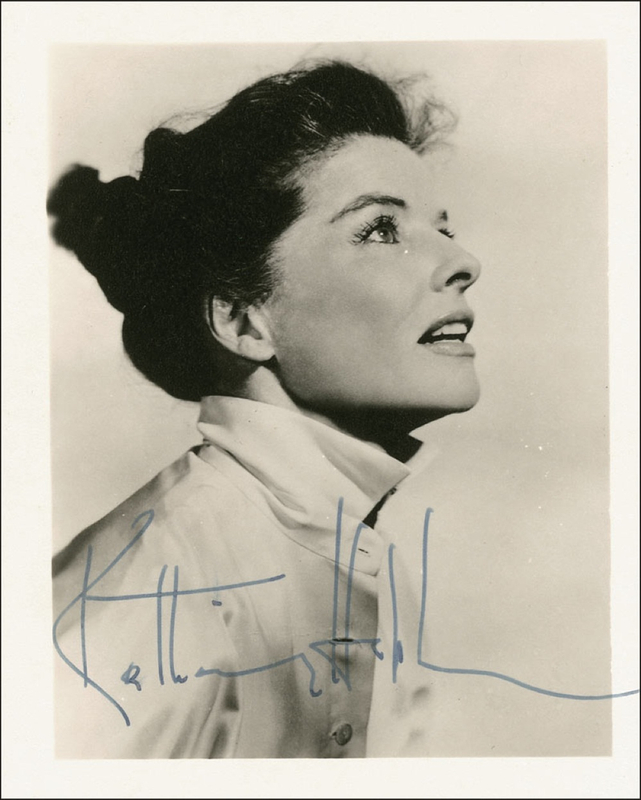 Lot 980 Katharine Hepburn Signed Photograph
