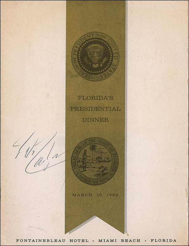 Lot 1019 Peter Lawford Program