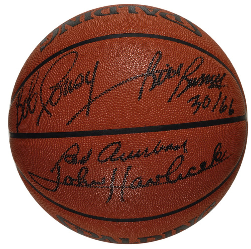 Lot 1164 Boston Celtics: Celtic Hall of Famers including Russell and Auerbach