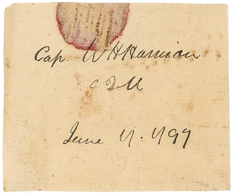 Lot 61 William Henry Harrison Signature