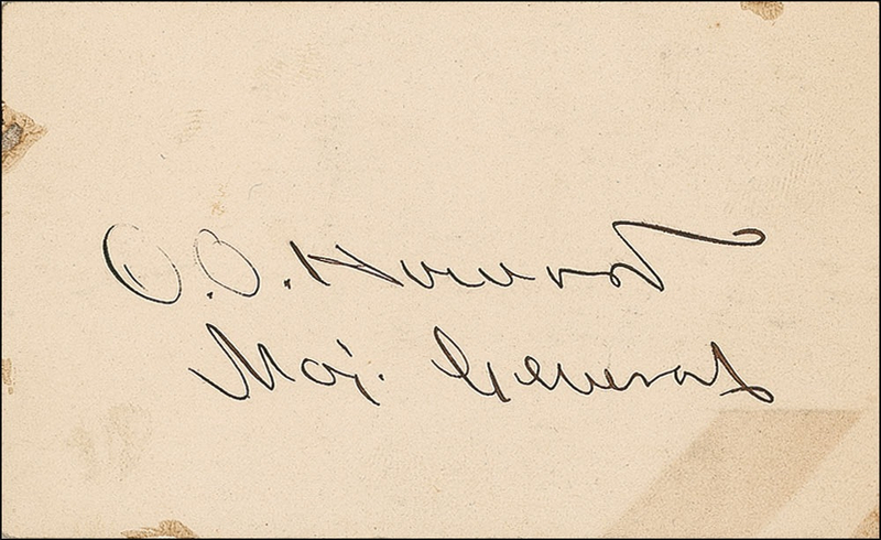 Lot 366 O. O. Howard Signature