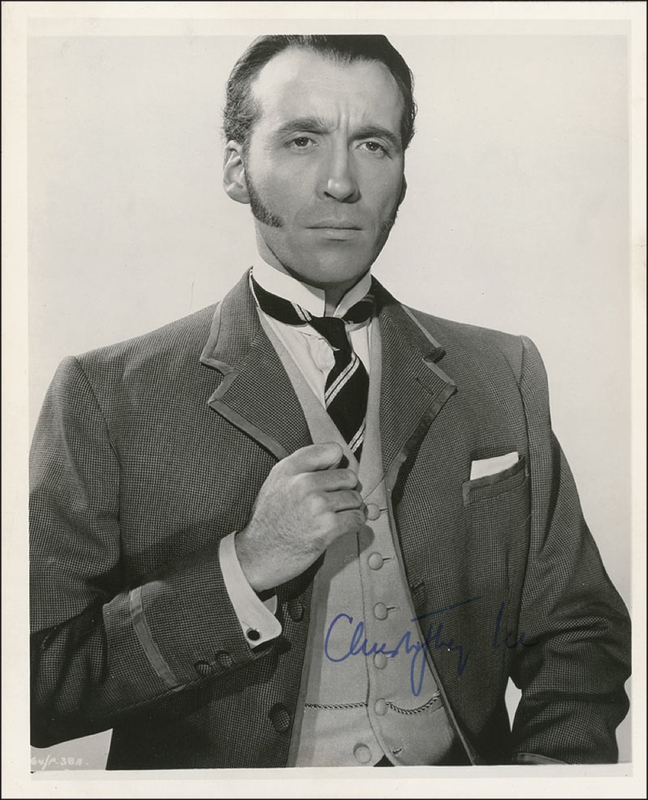 Lot 1024 Christopher Lee