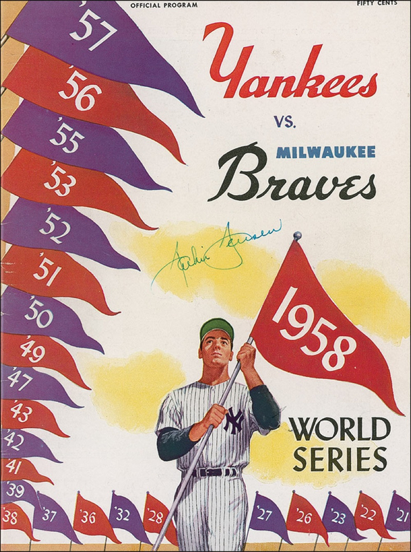 Lot 1231 Jackie Jensen Program