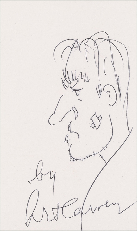 Lot 897 Art Carney Sketches