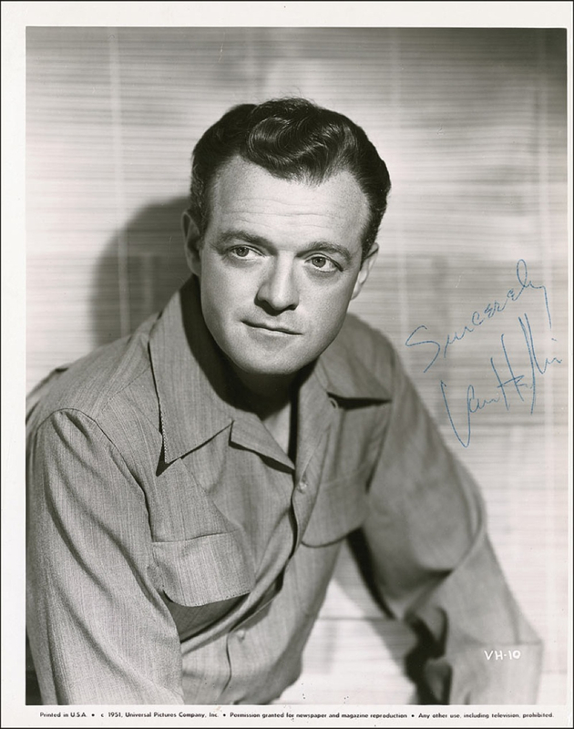 Lot 974 Van Heflin Signed Photograph