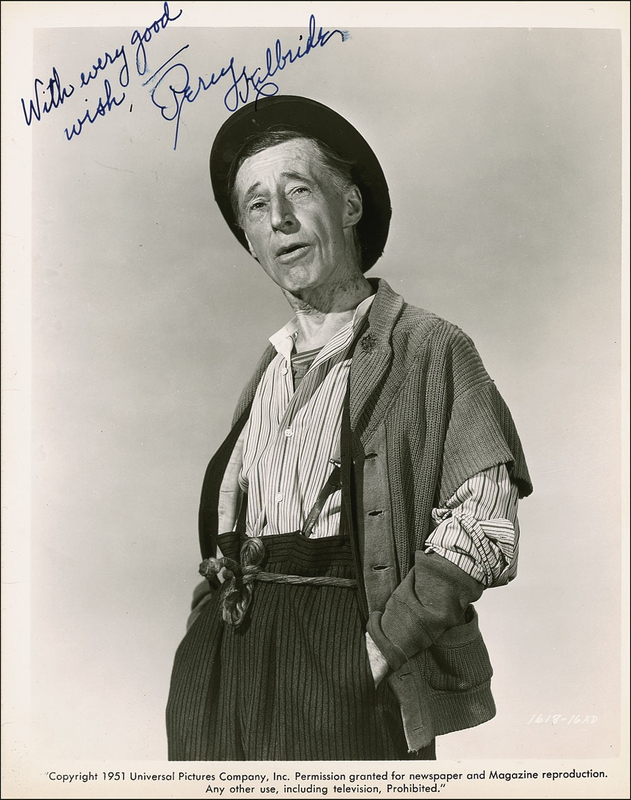 Lot 1006 Percy Kilbride Signed Photograph