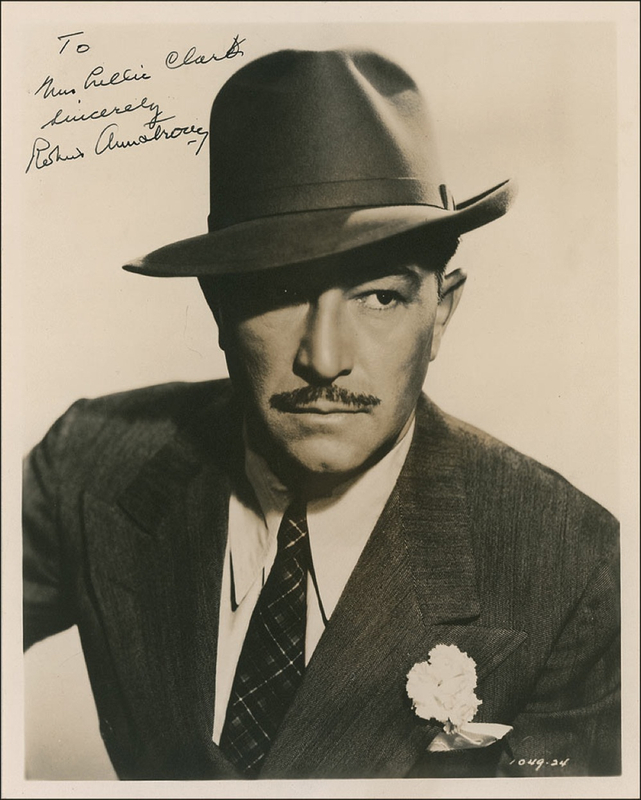Lot 861 Robert Armstrong Signed Photograph