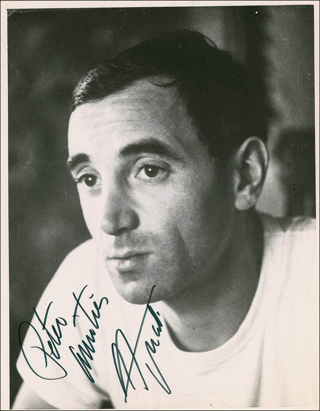 Lot 865 Charles Aznavour
