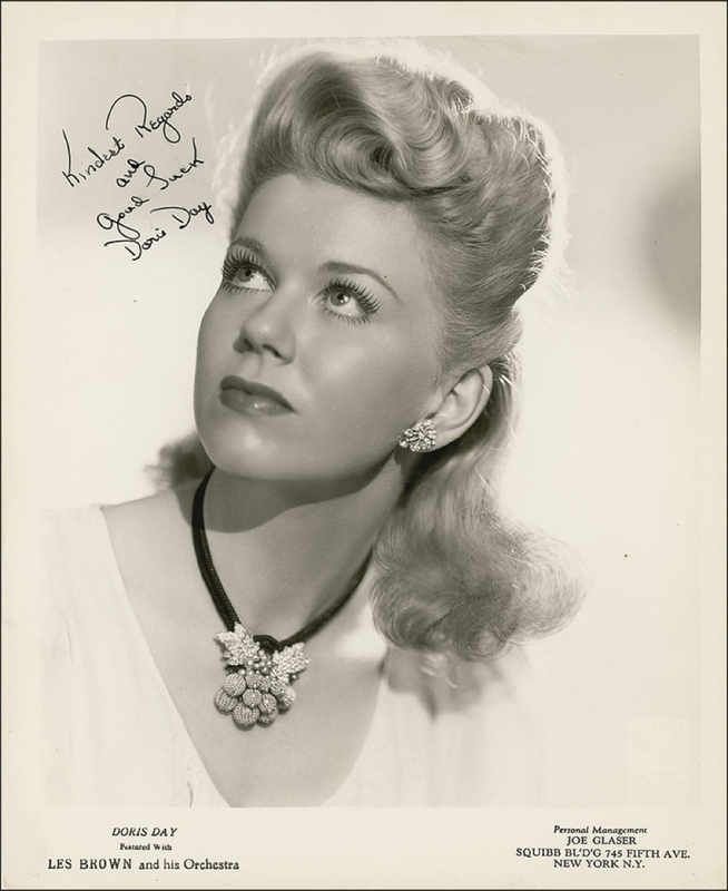 Lot 926 Doris Day Signed Photograph