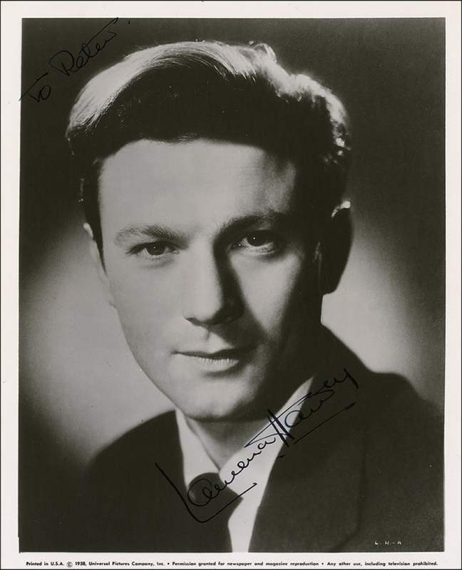 Lot 970 Laurence Harvey Signed Photograph