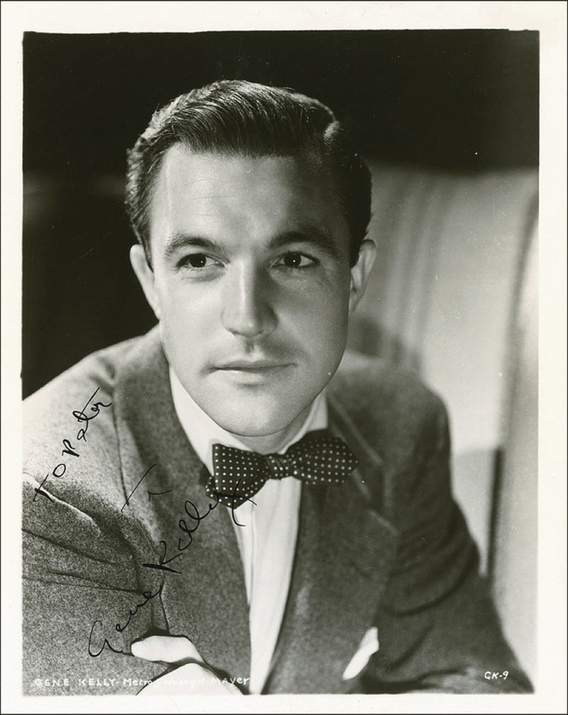 Lot 999 Gene Kelly Signed Photograph