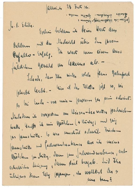 Lot 262 Otto Hahn Handwritten Letter Signed